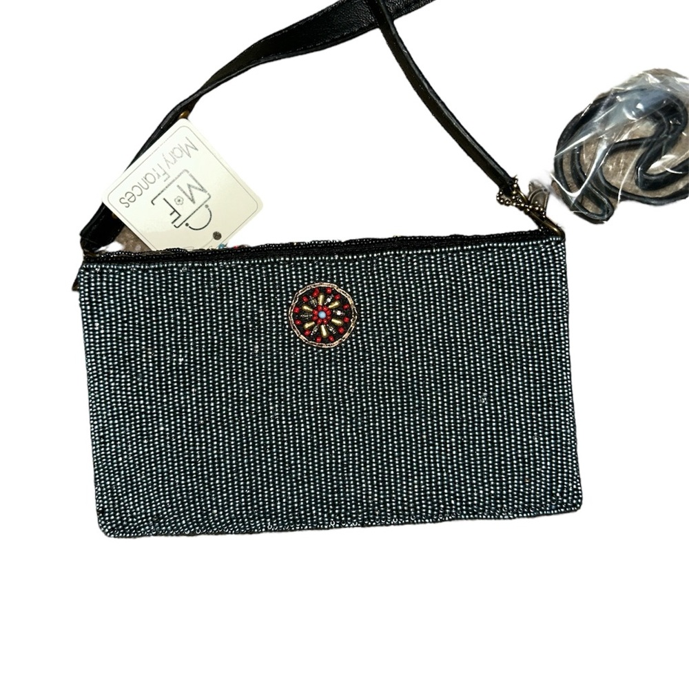 Mary Frances Center Of Attention Beaded Crossbody Purse NWT - Picture 3 of 5